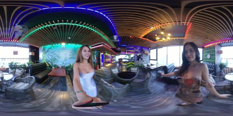 VR資源網 美女迷失在空蕩蕩的房子裏 男人不能忽視寵物和寶貝