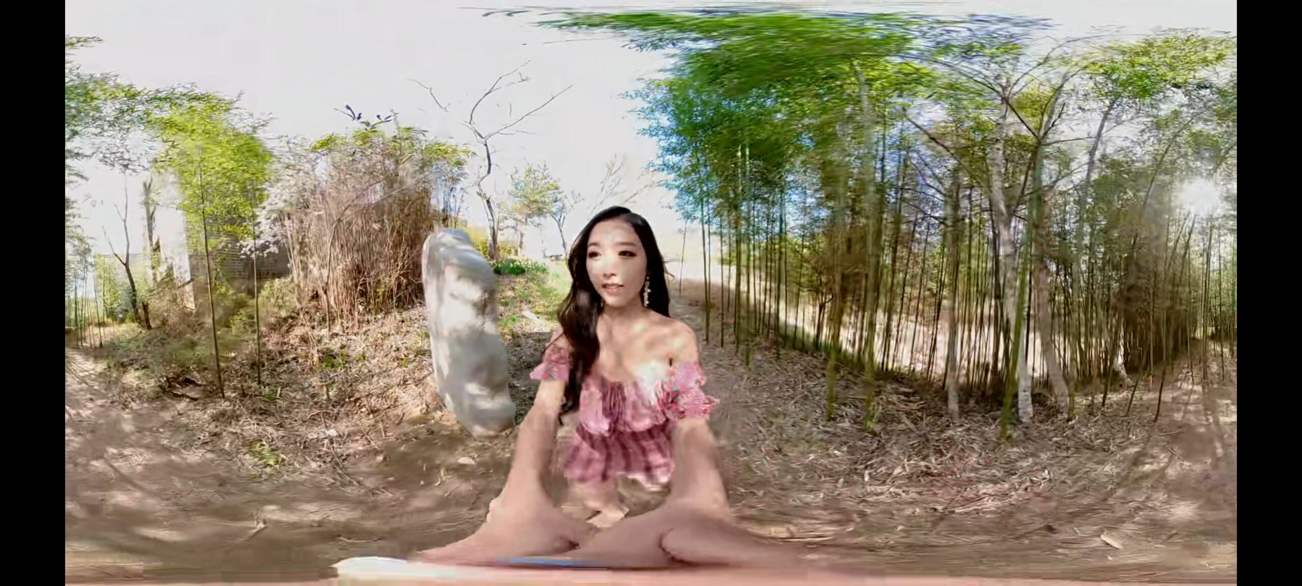5K VR360 대나무숲 대나무소리, 그녀목소리 레이싱모델 김가온 kim ga on