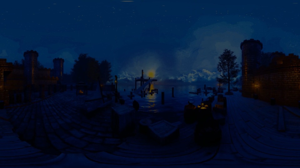 VR资源网 月光下的船_超清 4K