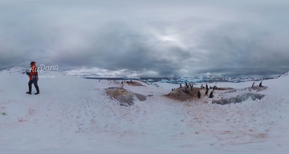 【360° VR】南极洲。第一部分。4K航拍视频_超清 4K【VR资源网】